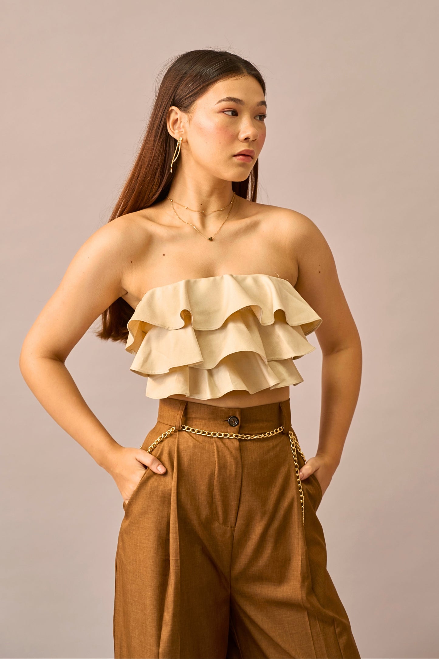 Caramel Pop – High Waist Trousers for Women