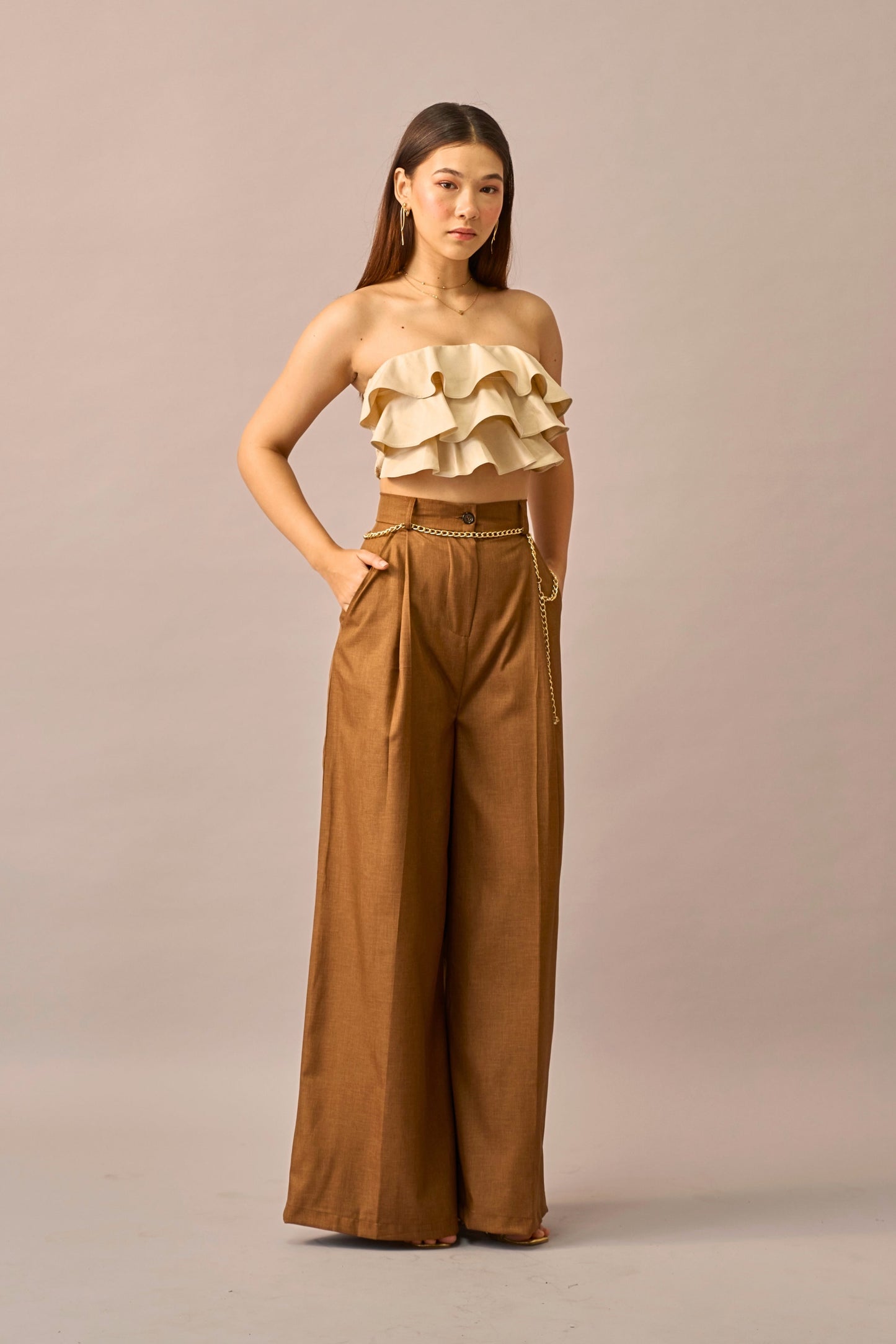 Caramel Pop – High Waist Trousers for Women