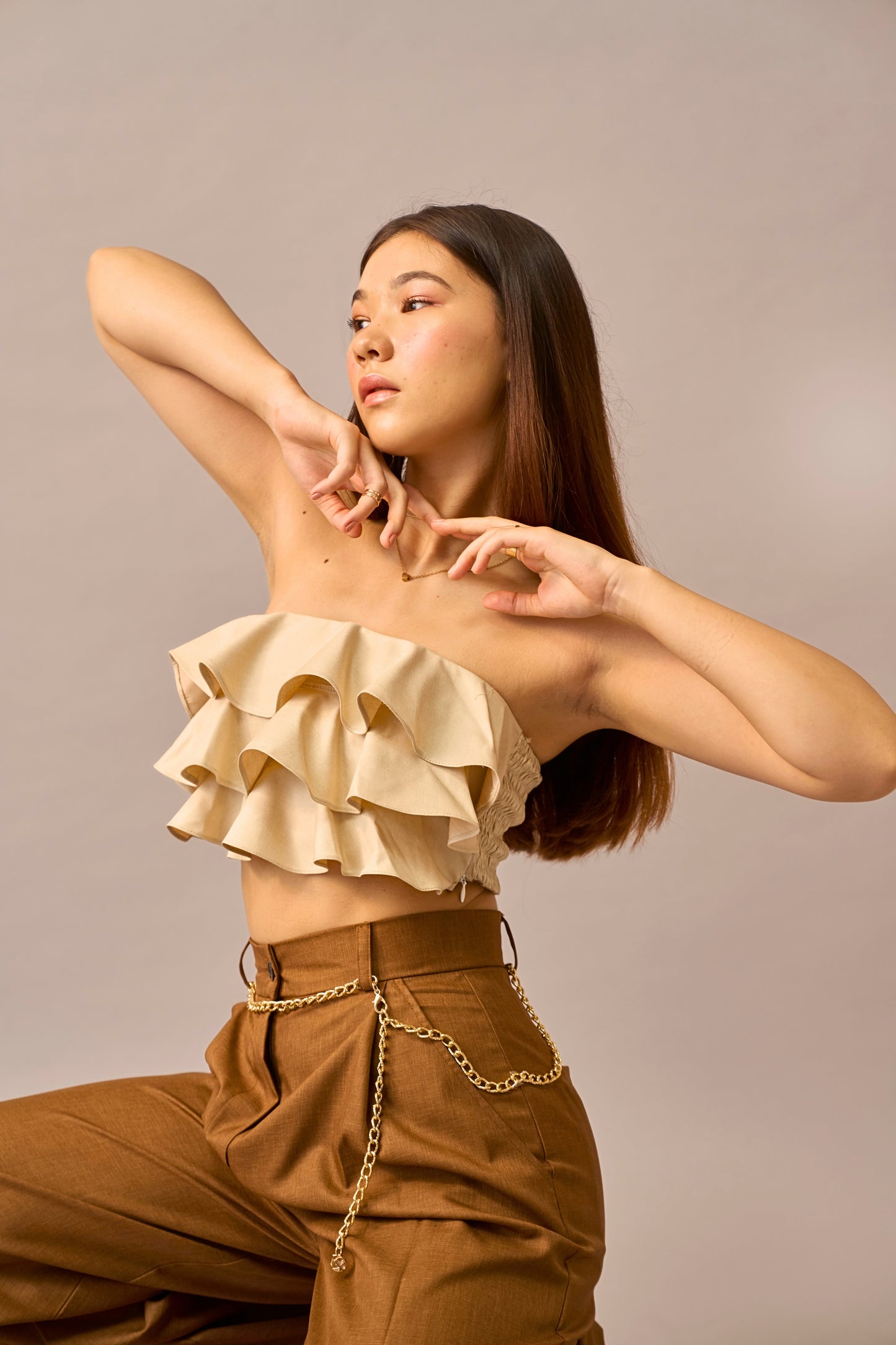 Caramel Pop – High Waist Trousers for Women