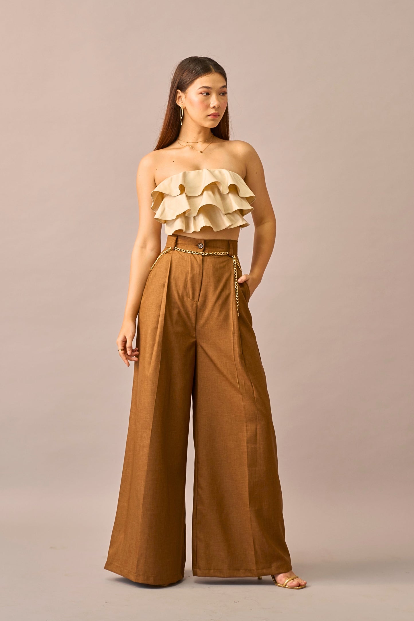 Caramel Pop – High Waist Trousers for Women