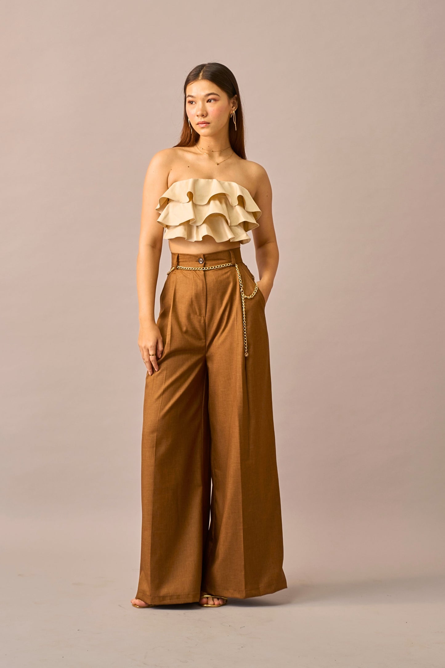 Caramel Pop – High Waist Trousers for Women