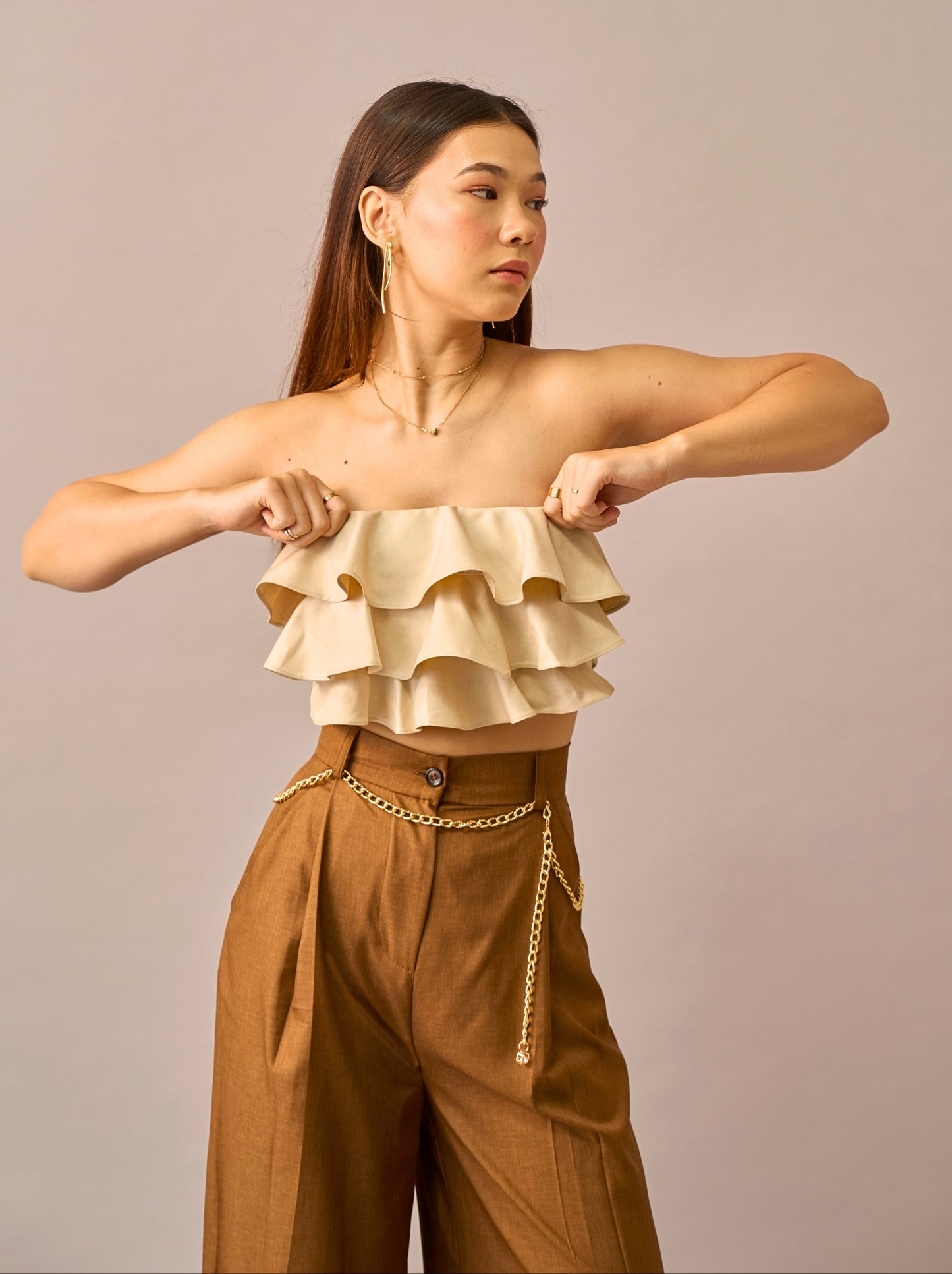 Caramel Pop – High Waist Trousers for Women