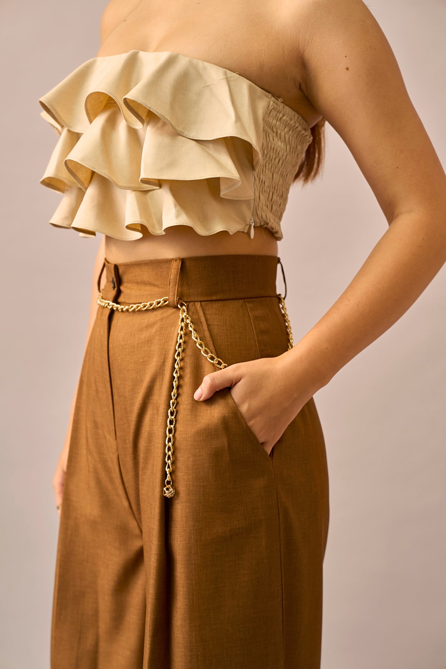 Caramel Pop – High Waist Trousers for Women