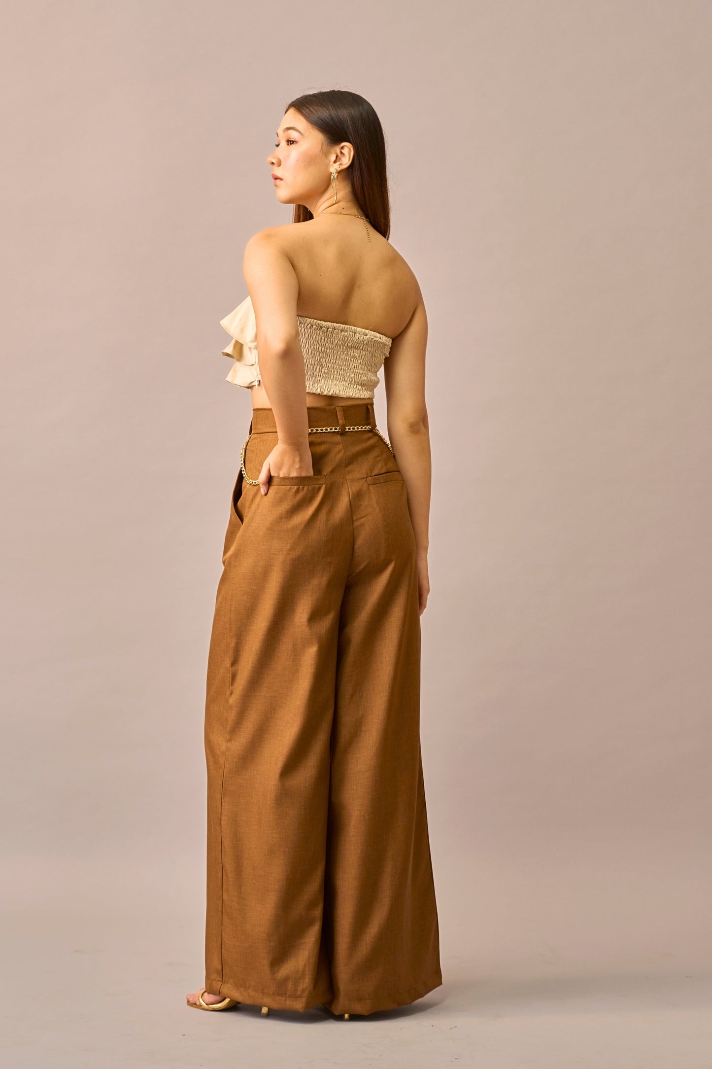 Caramel Pop – High Waist Trousers for Women