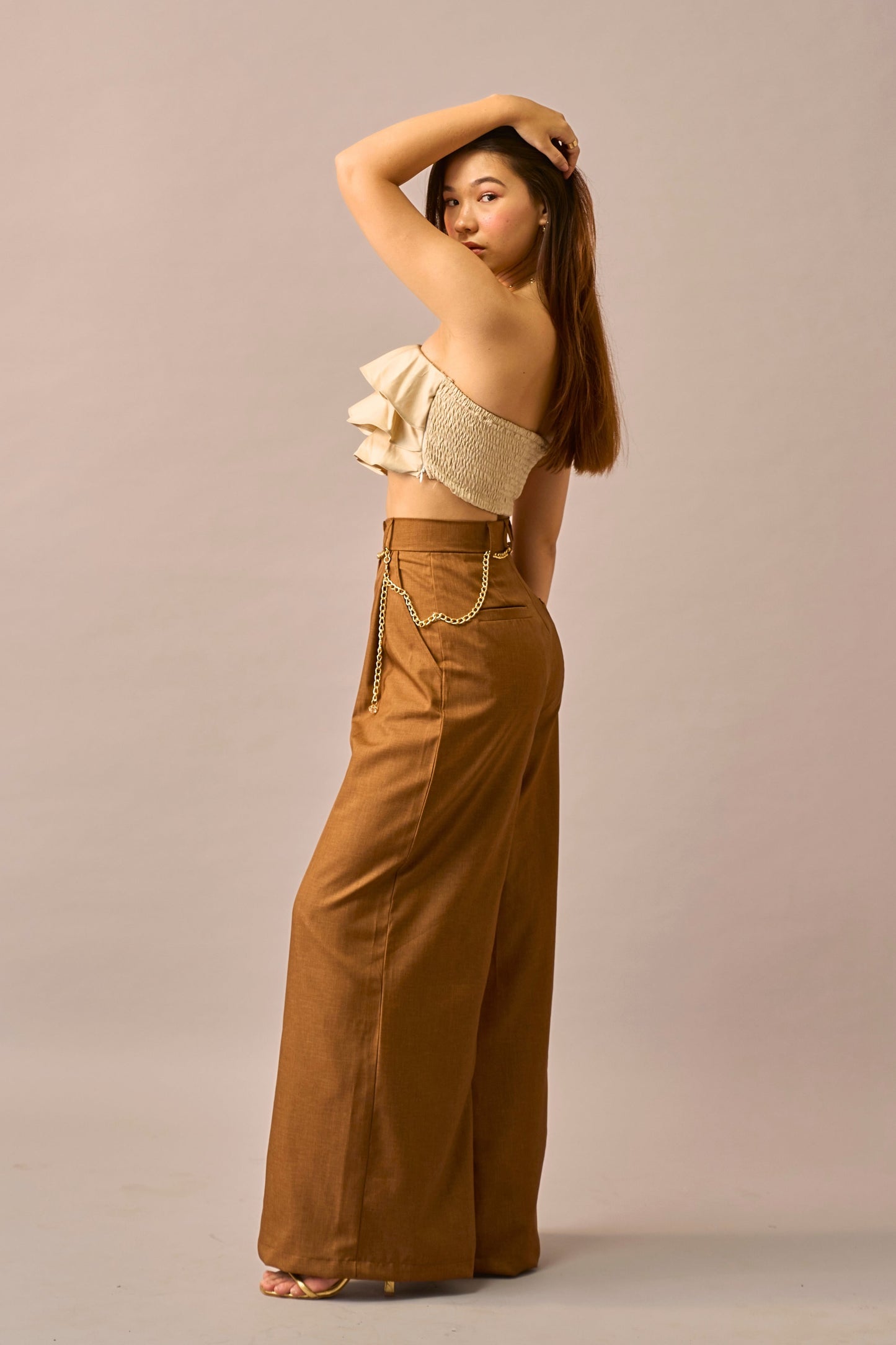 Caramel Pop – High Waist Trousers for Women