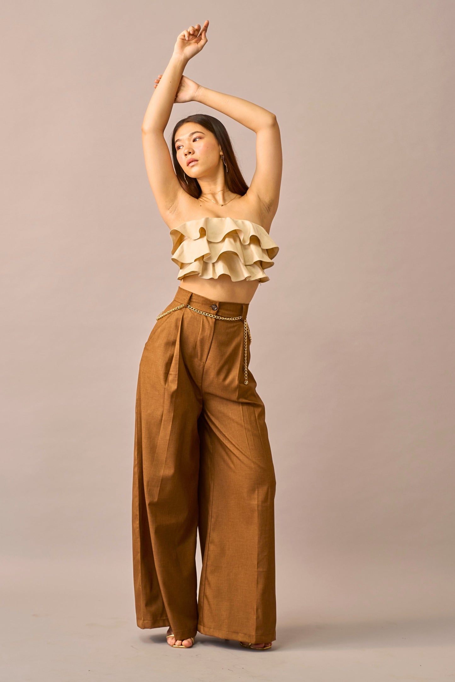 Caramel Pop – High Waist Trousers for Women