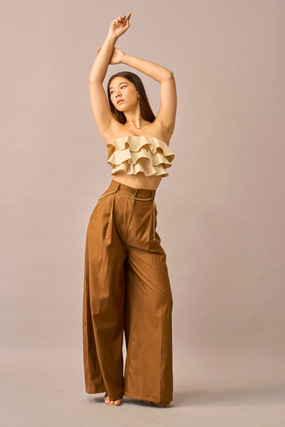 Caramel Pop – High Waist Trousers for Women