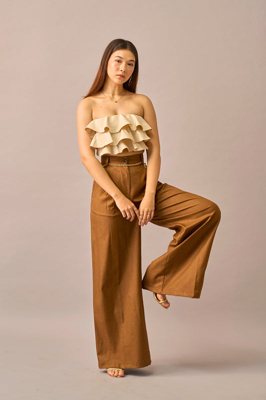 Caramel Pop – High Waist Trousers for Women