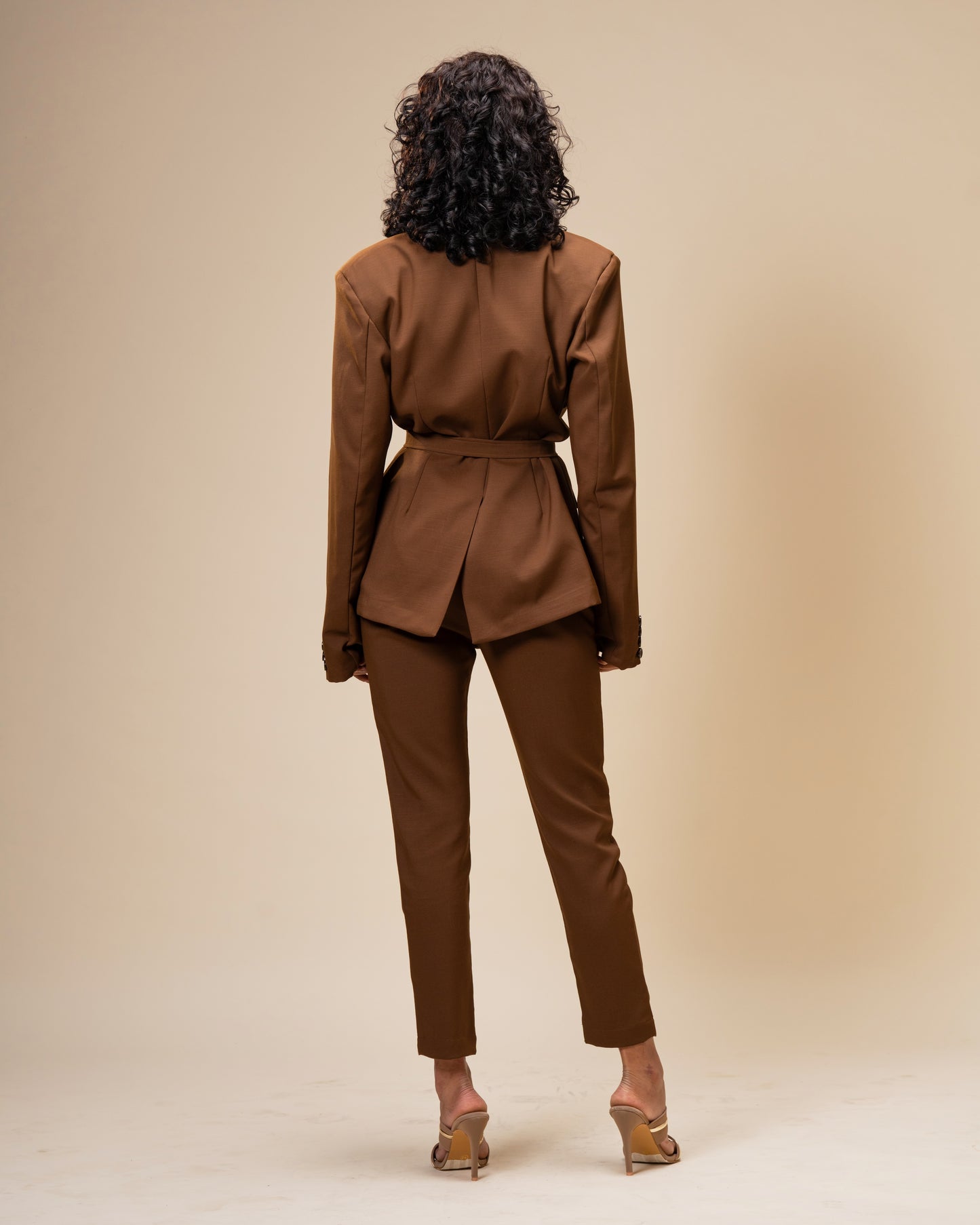 Command Mocha Brown Oversized Blazer