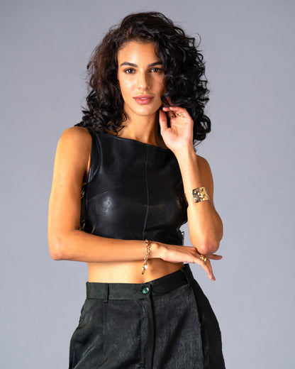 Shadow State Brushed Satin Cargo Trousers