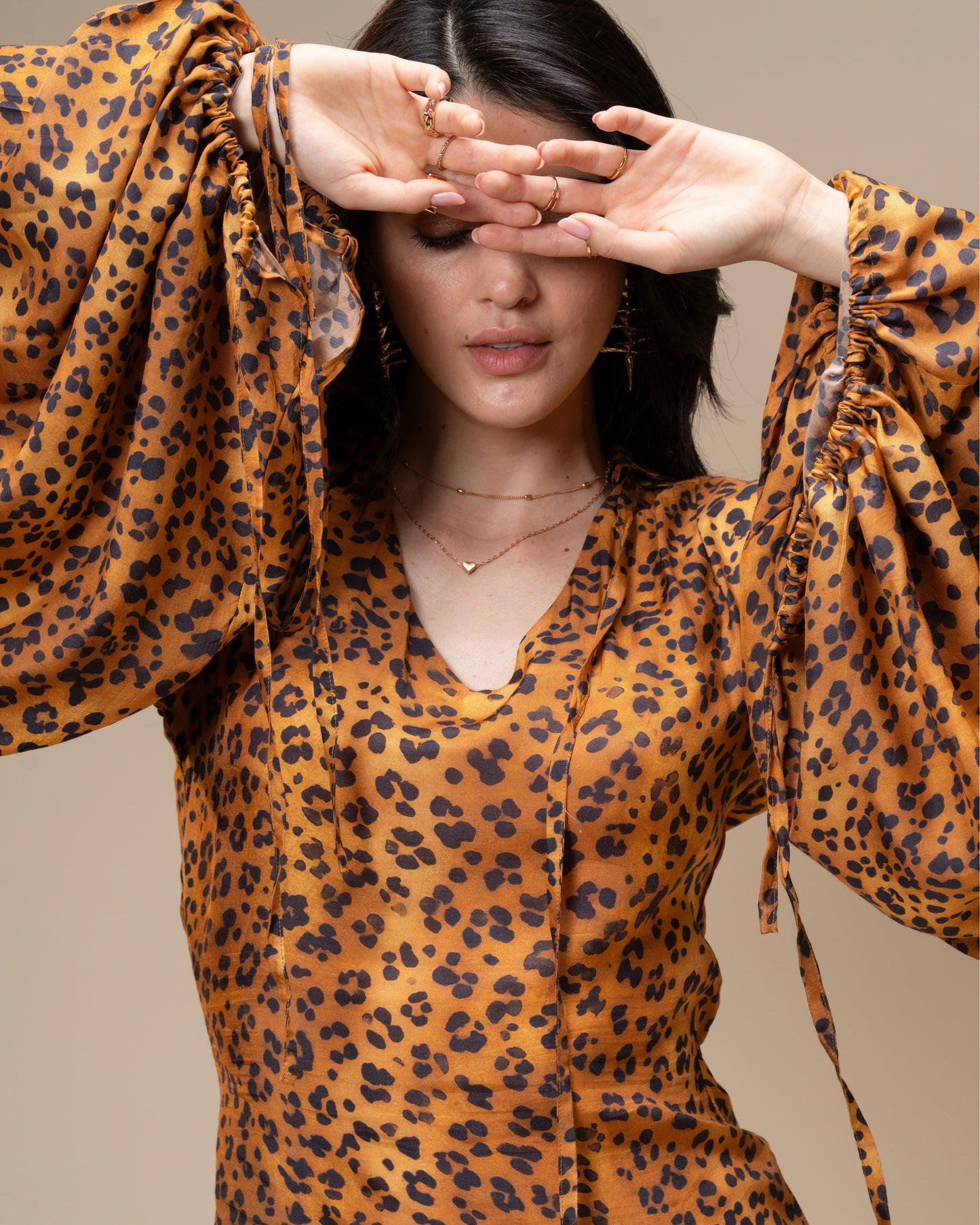 Untamed Leopard Print Mini Dress