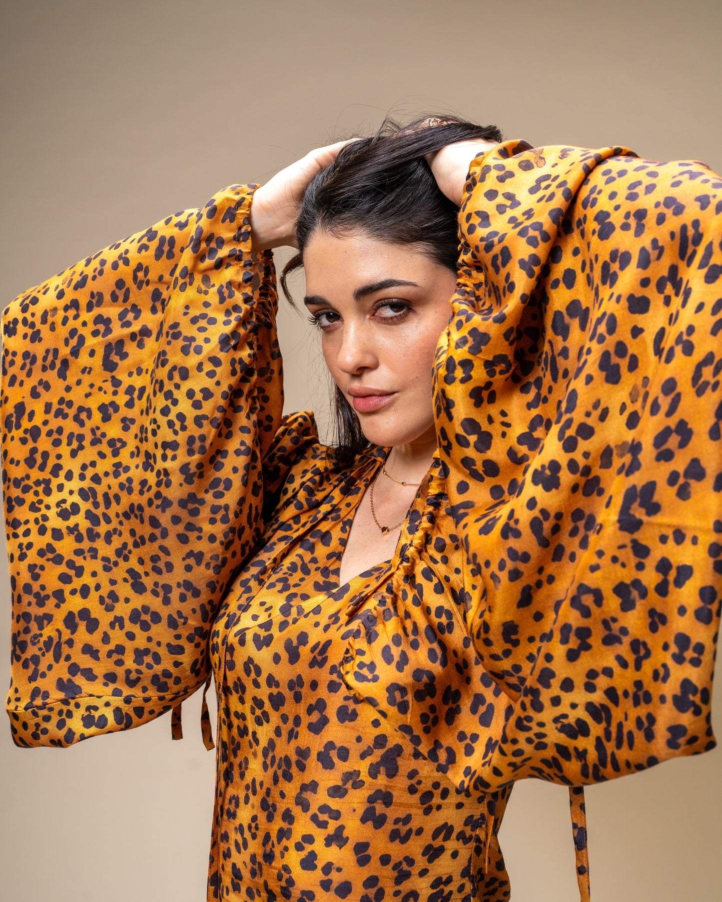 Untamed Leopard Print Mini Dress