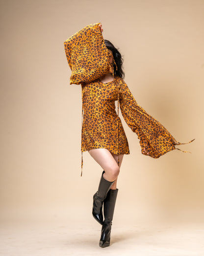 Untamed Leopard Print Mini Dress