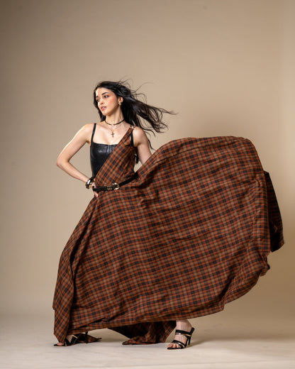 Disrupt Plaid Maxi Skirt