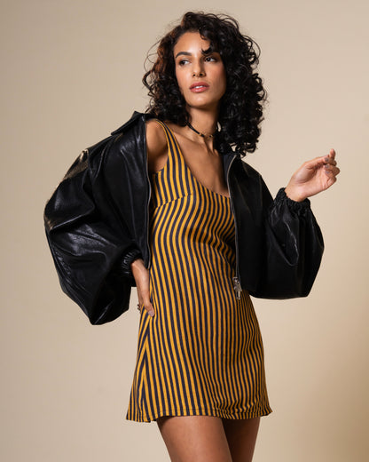 Edge Faux Leather Jacket
