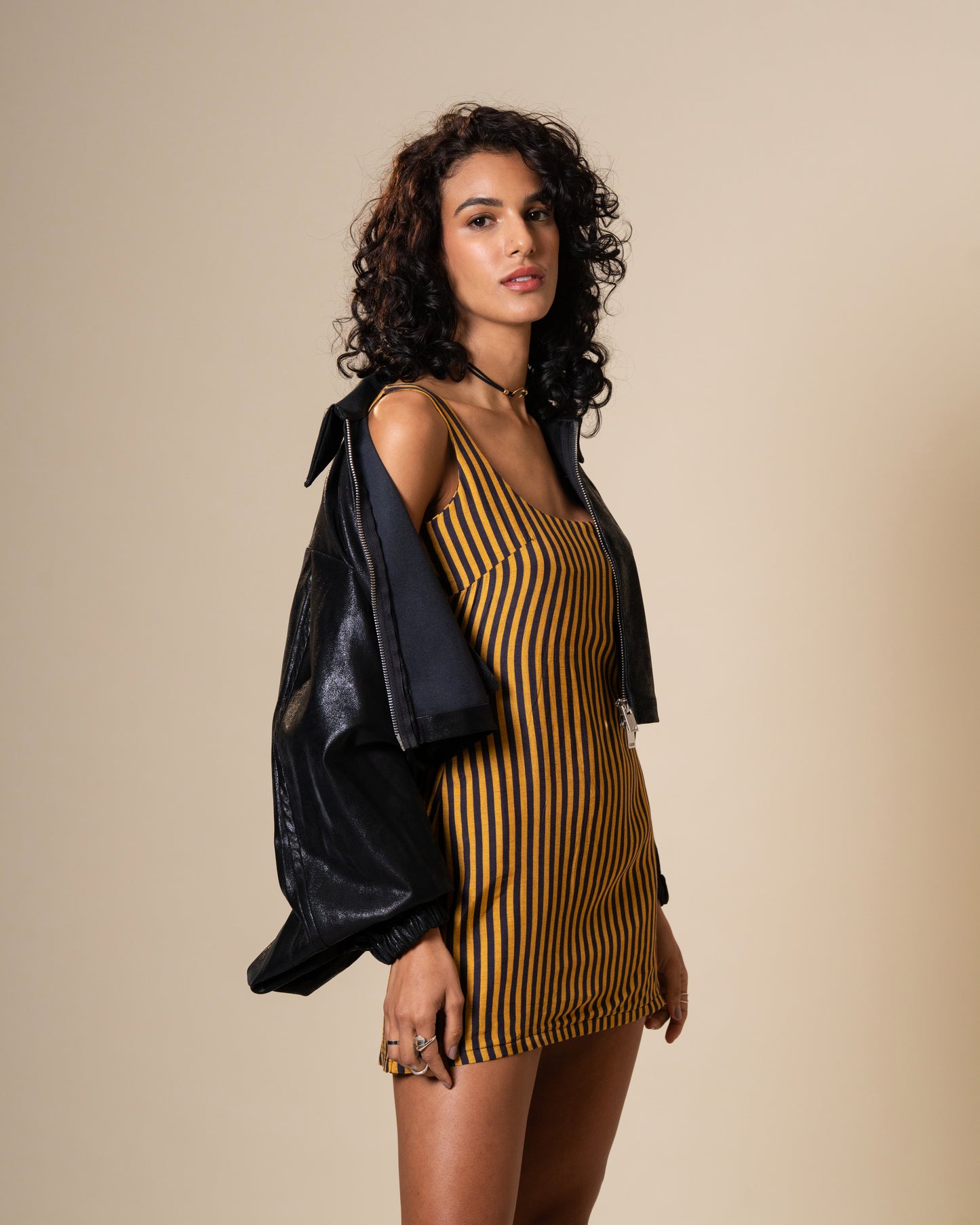 Edge Faux Leather Jacket