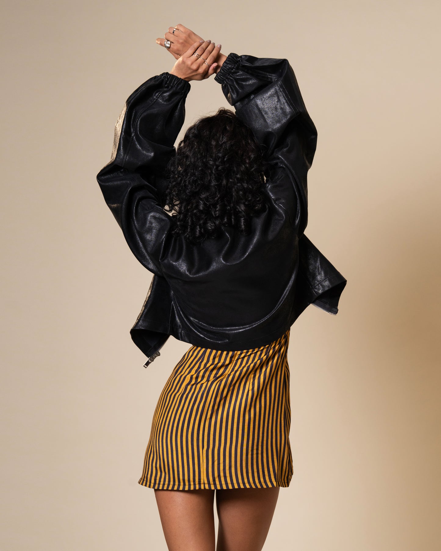 Edge Faux Leather Jacket