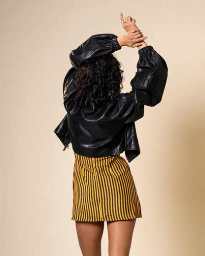 Edge Faux Leather Jacket