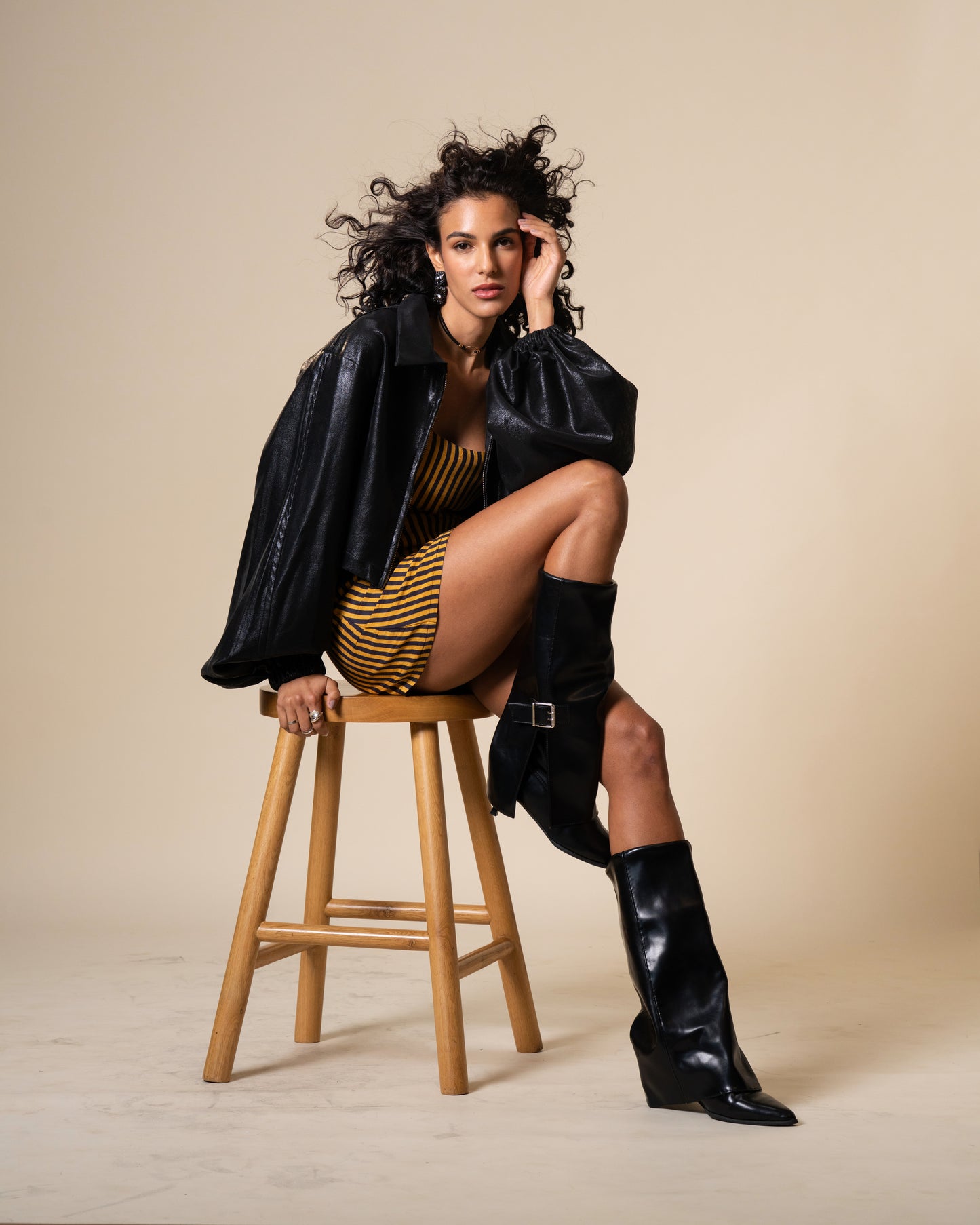 Edge Faux Leather Jacket