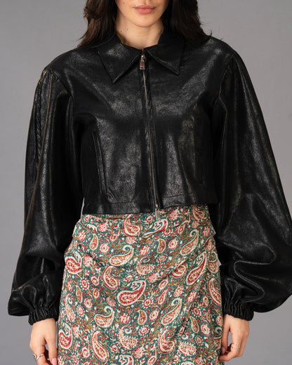 Drape Green Paisley Print Midi Dress