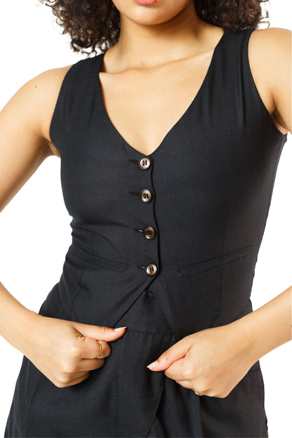 Suit-up Black Cordset