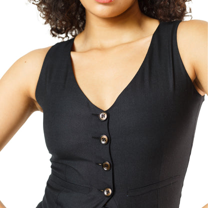 Suit-up Waistcoat Black