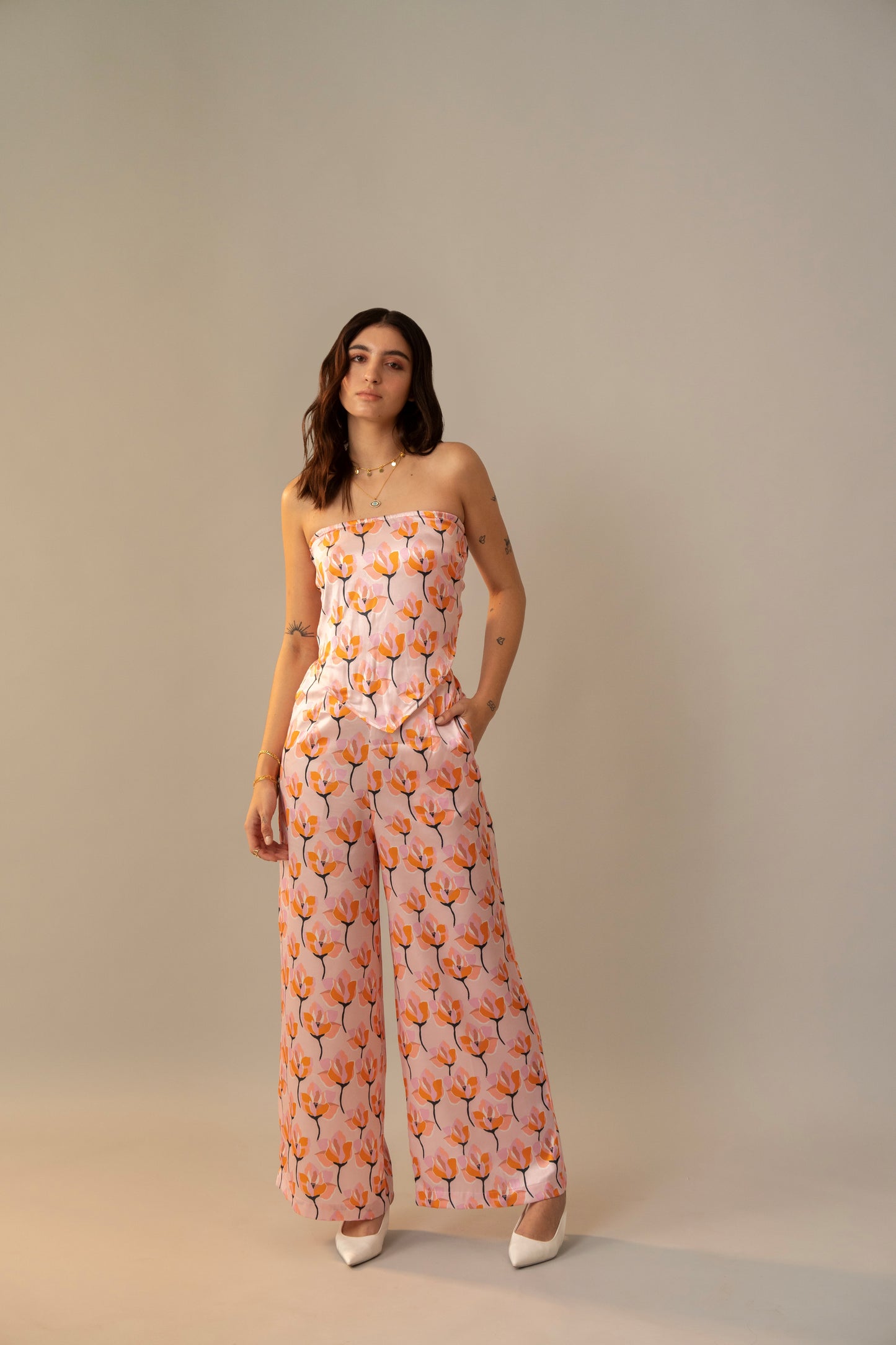 Lotus Bed Handkerchief top