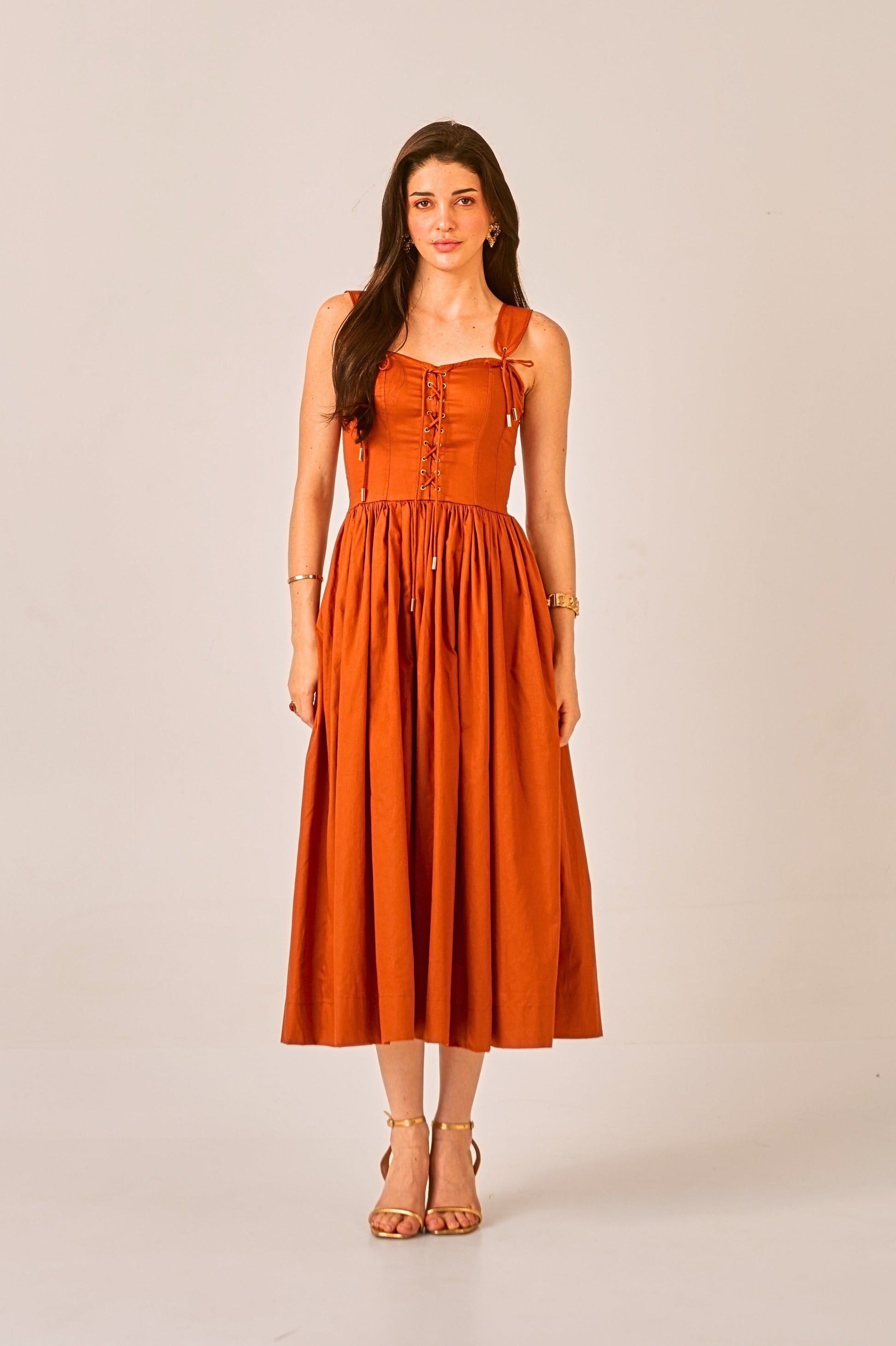 Burnt Honey Dress