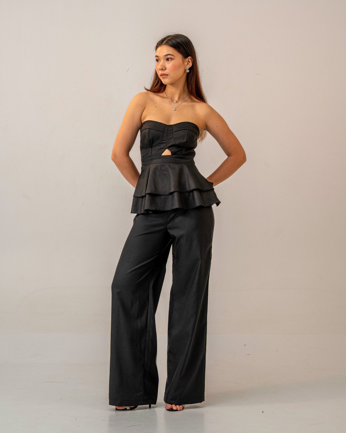 After Dark Top – Peplum Corset Style Top for Women